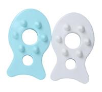 Healeved Raspadores Gua Sha 2 Piezas Raspador de Terapia de Meridianos Herramienta de Masaje Facial Multifu Ncional para Cara y Cuello Relajación y Cuidado Piel Color Aleatorio