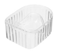 Healeved Recipiente Para Las Manos Pegatina Utensilios Para Servir Buffet Calzador Manejado Pines Intermitentes Pasta Plegable Baya De Pepita Acrílico Transparent