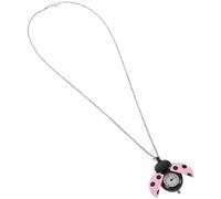 Healeved Reloj de Bolsillo de Cuarzo con Colgante de Mariquita Vintage Cadena Larga Desmontable para Niñas Regalo de Cumpleaños y Navidad