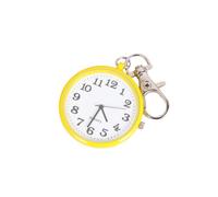 Healeved Reloj de Bolsillo Diseño Retro Cadena Amarilla Vintage Movimiento y Tapa de Apertura por Presión para Uso Diario y Fiestas