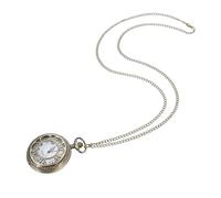 Healeved Reloj de Cofre Abatible Vintage Hombre Reloj Forma de Concha Aleación de Diseño Retro