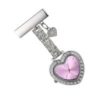 Healeved Reloj De Enfermera Clip Forma De Reloj Colgante para Mujer para Cuidadora para Hospitales y Clínicas