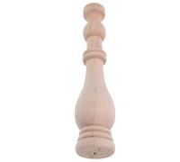 Healeved Remate de Madera Maciza sin Terminar para Cama y Muebles Adorno Decorativo para Postes de Escalera Dormitorio y Cercas Capuchón Versátil para Proyectos DIY y Embellecimiento