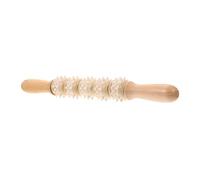 Healeved Rodillo De Masaje Corporal De Madera 5 Cuentas Compacto Duradero Para Masaje Terapéutico En Casa Alivio Muscular Bienestar y Relajación