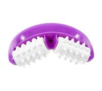 Healeved Rodillo de Masaje Muscular en V 2 Ruedas para Brazos y Piernas, Herramienta de Masaje para Mejorar la Elasticidad Piel y Reducir, Adecuado para Uso en Interiores y Fitness