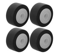 Healeved Rodillo de Presión de Goma para Reproductor de Cintas 4 Piezas, Tamaño 13x8x6.3x2.0 Mm, Accesorio para Grabadora de Vídeo y Equipo de Audio, Compatible Sistemas de Casete,