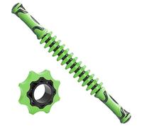 Healeved Rodillo de varilla de masaje rodillo de masaje Rodillo muscular palo de masaje de muscular músculo Yoga rodillos palo de rueda masajeador rodante Green