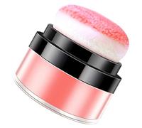 Healeved Rubor en Polvo Suelto y Cojín de Maquillaje Coral Rojizo, 1 Unidad, Textura Sedosa y Ligera, para Mujer, Control de Grasa, Acabado Natural, Uso Facial Diario
