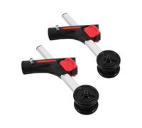 Healeved Ruedas Antivuelco Ajustables para Silla de Ruedas Reclinable y Estándar Base Extragrande y Diseño Ligero de Aleación de Aluminio para Uso Interior y Exterior