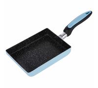 Healeved Sartén Cuadrada Antiadherente para Huevos Tamagoyaki Multifunción Compatible Inducción Mango de Baquelita Apta para Cocina Doméstica y Uso al Aire Libre Color Color Aleatorio