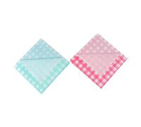 Healeved Servilletas de Papel Genéricas con Patrón de Cuadrícula para Fiestas 80 Unidades