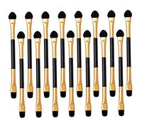 Healeved Set De 15 Pinceles Para Sombra De Ojos De Doble Punta, Tamaño Estándar, Aplicadores Multitarea Para Maquillaje Facial, Ideales Para Mujeres y Principiantes, Uso Profesional y Diario