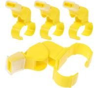 Healeved Silbato Deportivo de Árbitro de Plástico Amarillo Silbato de Entrenador y Emergencia 4 Piezas Sonido Potente para Fútbol Baloncesto y Actividades al Aire Libre