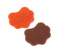 Healeved Silenciadores de Práctica para Erhu Nanocompuestos 2 Piezas 1 Naranja Brillante 1 Marrón Grave Accesorios Creativos para Control de Ruido en Erhu Mudo Portátil para Uso en