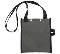 Healeved Soporte ajustable gris para bolsas de orina para pacientes con catéter con correas para piernas y hombros, práctico bolsillo de drenaje para ancianos y cuidado de estomas