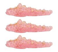 Healeved Soporte de 3 piezas para pinceles - Barras de cristal para uñas, bolígrafos, maquillaje, pintura china, palillos chinos, caligrafía y otros materiales artísticos.