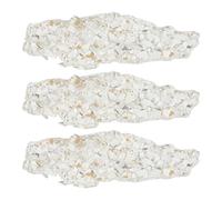 Healeved Soporte de 3 piezas para pinceles - Barras de cristal, soporte de resina para uñas, bolígrafos, maquillaje, pintura china, palillos chinos, caligrafía y otros materiales artísticos.