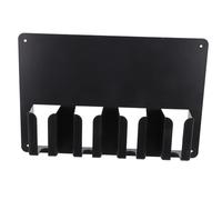 Healeved Soporte de Pared Negro para Cortadora de Pelo Material PP, Organizador de Herramientas de Peluquería para Salón Profesional y Baño de Invitados, Ahorro de Espacio Varios Estilos