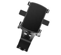 Healeved Soporte Diseño Teléfono para Abs Multifuncional de Color Negro Elegante y Sencillo, Fácil de Limpiar y Uso Cómodo para Navegación y Móvil