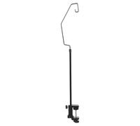 Healeved Soporte para cable de plancha: brazo guía resistente a enredos, soporte universal para cables, soporte de clip para tablas de planchar, planchas de vapor y estaciones de lavandería
