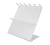 Healeved Soporte para Pipetas de Plástico 5 Orificios Estante Organizador de Laboratorio Resistente a Productos Químicos Soporte Lavable para Micropipetas y Tubos de Ensayo Adecuado