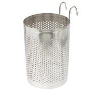 Healeved Soporte para Utensilios de Cocina de Acero Inoxidable Cesta de Drenaje Colgante para Cubiertos Portacucharas Multifuncional Diseño Compacto y Resistente para Almacenamiento