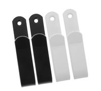 Healeved Soportes de Pared para Tablas de Snowboard y Monopatín Gancho Metálico Resistente Almacenamiento para Garaje y Habitación 4 Piezas 2 Negros y 2