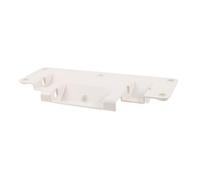 Healeved Soportes para Barandillas de Cama para Evitar Caídas Ajustables de Aluminio Blanco, Base Abatible Fácil Mantenimiento en Cuidado Domiciliario y Hospitalario