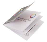 Healeved Tabla de Prueba Visual para Daltonismo en Inglés, Tarjeta de Examen Ocular Portátil y Duradera para Detección de Deficiencia de Color, Gráficos Ópticos para Evaluación Vista