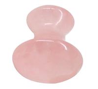 Healeved Tabla de Raspado de Cristales Gua Sha Forma Hongo Rodillo Facial de Cuarzo Herramienta de Masaje para Cuidado de Ojos y Piel Portátil para Spa Casa y Salones