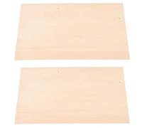 Healeved Tablas de Madera para Tallar 2 Piezas A3 30x45 Cm Grosor 4mm Superficie Lisa Tablero de Dibujo Artesanal Material Dibujo Profesional para Manualidades y Xilografía