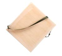 Healeved Tablero de Dibujo de Madera de Tilo con Doble Borde, Soporte Triangular Plegable, Ligero y Portátil con Correa Hombro, Adecuado para Bocetos al Aire Libre y Trabajos de Campo,