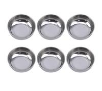Healeved Tapa de Acero Inoxidable para Estufa de Alcohol, Cubierta de lámpara de Alcohol, 6 Piezas, para Laboratorios y Exteriores