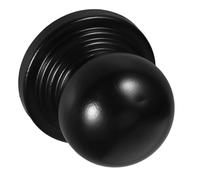 Healeved Tapa de Bola de Metal Negra para Postes de Cerca de 90 MM, Cubre Tubo de Hierro, Decoración para Patio y Barandillas