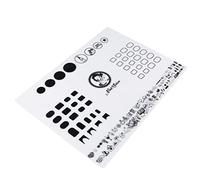 Healeved Tapete Para Uñas Almohadilla Para Estampación Guía De Pegatinas Para Mesa Flexible Fácil De Almacenar Para Manicura