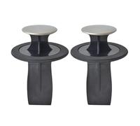Healeved Tapón de Agua Accesorio para Triturador de Residuos Negro Multifunción Sellador Resistente de Acero Inoxidable y Plástico, Práctico y Versátil para Fregadero de Cocina