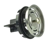 Healeved Tapón de Agua Multifuncional para Triturador de Residuos Filtro Desmontable de ABS y Acero Inoxidable 304 Modelo de Tres Puntos Compatible Procesador de Basura para Cocina