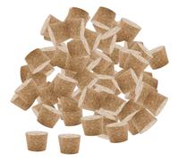 Healeved Tapones de Corcho para Botellas de Vino para Conservar y Sellar Vino 100 de Madera Natural 21x20x16 Mm, Reutilizables y Prácticos Ideales para Manualidades y Uso Doméstico
