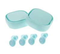 Healeved Tapones Oídos de Silicona Blanda Reutilizables para Dormir y Estudiar, Diseño Ergonómico Ligero Toque Delicado, 2 Juegos Invisibles para Protección Auditiva