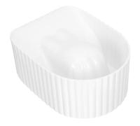 Healeved Tazón para Remojo de Uñas de Acrílico Blanco Tratamientos Nutritivos y Eliminación de Uñas Artificiales para Cuidado Profesional de Manos