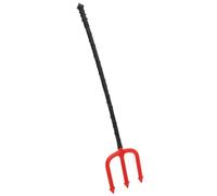 Healeved Tenedor de Demonio Rojo para Cosplay y Halloween, Accesorio de Plástico sin Rebabas Resistencia al Desgaste y Rotura, Adecuado para Disfraces de Terror