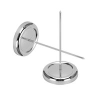 Healeved Tenedor para Tickets de Acero Inoxidable 2 Unidades Porta-Recibos de Restaurante Afilado Soporte para Notas y Pedidos Cocina y Bar Organizador Profesional de Recibos