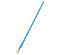 Healeved Tensor de Guitarra de Metal, Palanca de Ajuste Barra del Alma, 457mm, Azul, Ruedas Doradas, para Guitarra Eléctrica, Herramienta de Luthier para Principiantes y Profesionales