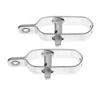 Healeved Tensor Metálico para Jardín 2 Unidades 100 MM Tensor de Cable de Acero Inoxidable para Ajustar Cables Invernaderos y Cercas Herramienta Tensora Resistente y Duradera