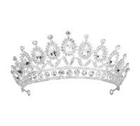 Healeved Tiara De Boda, De Reina De Cristal, Diademas De Novia, Tiaras De Princesa, De De Imitación, Diadema Para Fiesta, Accesorios Para El Cabello