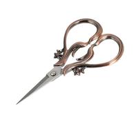 Healeved Tijeras de Bordar de Acero Inoxidable Vintage Europeo, Tijera Pequeña para Costura y Manualidades Diy, Diseño Ergonómico y Punta Afilada, Herramienta Portátil para Modistas