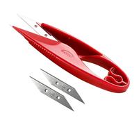 Healeved Tijeras de Costura para Cortar Tela y Hilo de Acero Inoxidable Tijeras de Sastre Profesionales Doble Filo Tamaño Pequeño Ligeras y Portátiles para Manualidades y Bordado