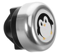 Healeved Timbre Divertido para Bicicleta Infantil Diseño de Pingüino Campana Metálica de Manillar Sonido Fuerte Compatible Bicicletas y Patinetes Accesorio Seguro