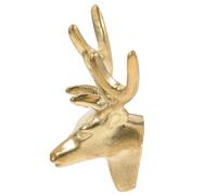 Healeved Tirador de Latón para Muebles Cabeza de Ciervo Tirador Metálico Vintage para Cajones y Armarios Asa Decorativa para Cómoda y Gabinete Pieza de Repuesto Resistente y Creativa