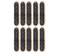 Healeved Tiras Adhesivas de Termómetro de Fermentación 10 Pcs Indicador de Temperatura Adhesivo para Acuarios y Frascos Cambio de Color Preciso para Monitoreo en Preparación y Viveros